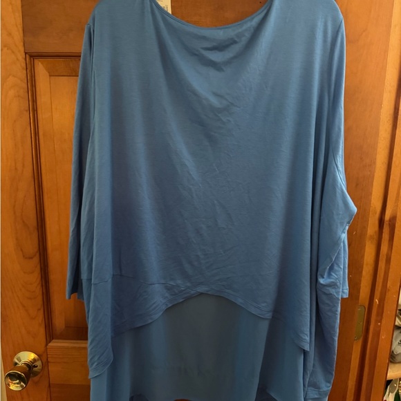 Blue Open Front Cardigan - Picture 2 of 3